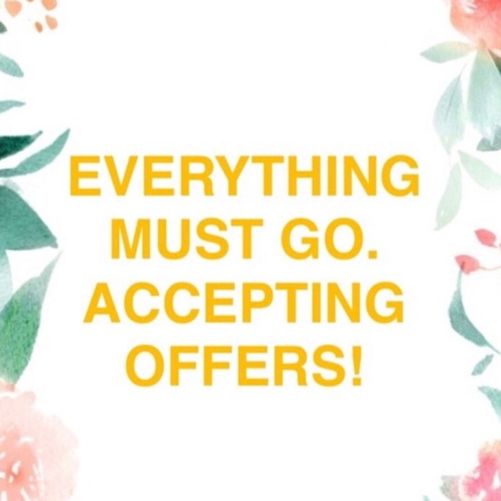 Most offers accepted! Must clear out this month!